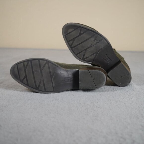 White Mountain Women's Suede Delaney Block Heel Booties 9.5M Western Classic - Picture 7 of 10